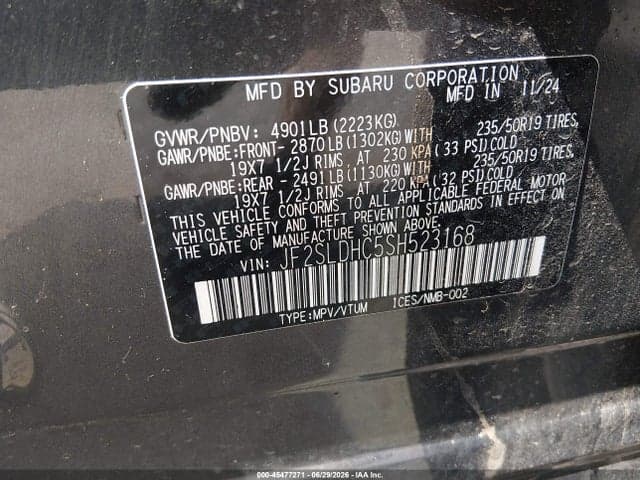 2025 SUBARU FORESTER SPORT 9