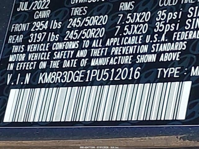 2023 HYUNDAI PALISADE XRT 9