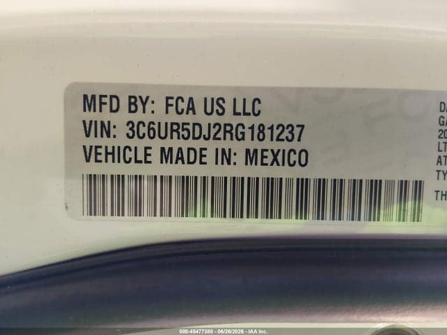2024 RAM 2500 BIG HORN 4X4 6'4 BOX 9