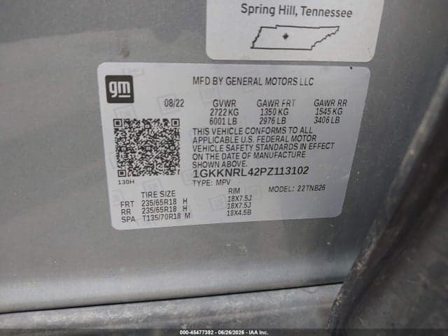 2023 GMC ACADIA AWD SLE 9