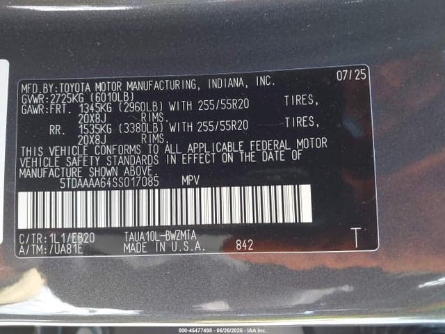 2025 LEXUS TX 350 PREMIUM 9