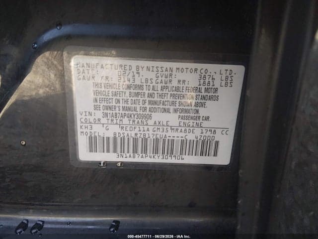 2019 NISSAN SENTRA SR 9