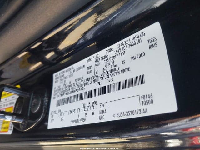 2021 FORD F-150 XL 9