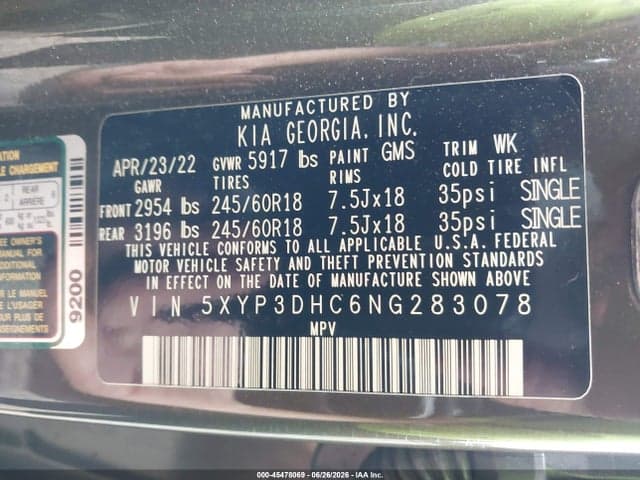 2022 KIA TELLURIDE EX 9