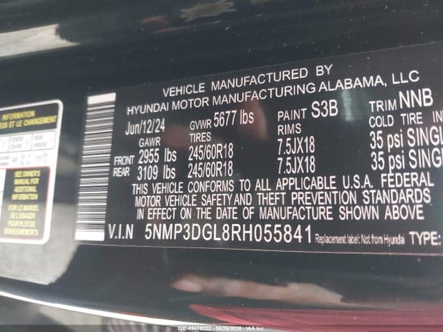2024 HYUNDAI SANTA FE XRT 9