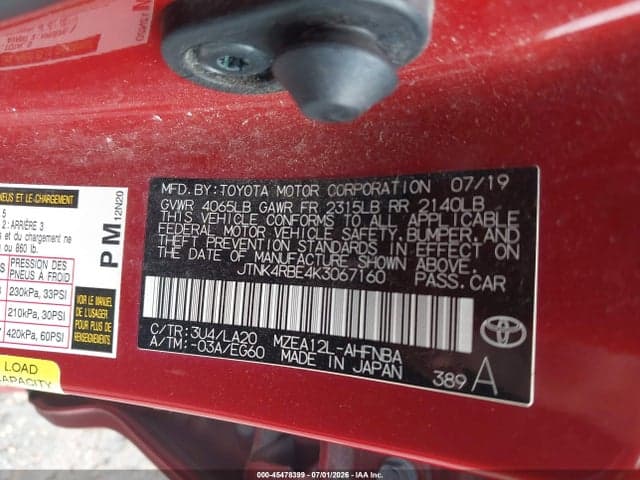 2019 TOYOTA COROLLA XSE 9
