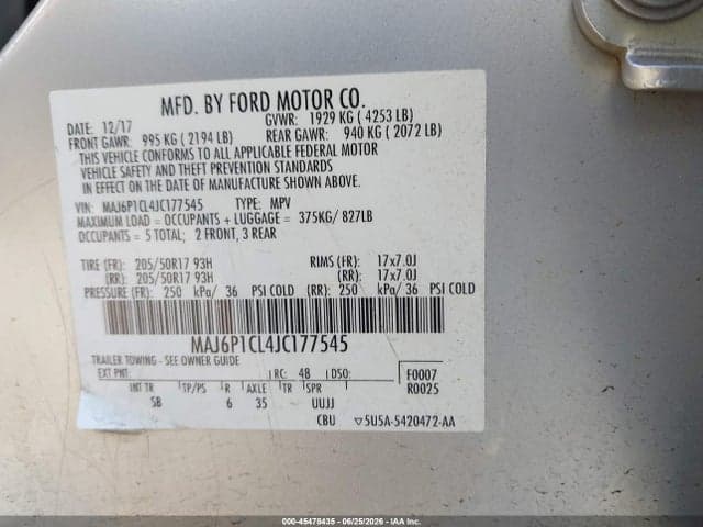 2018 FORD ECOSPORT SES 9
