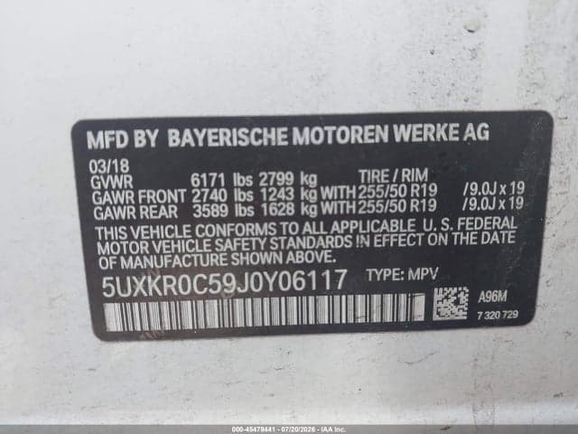 2018 BMW X5 XDRIVE35I 9