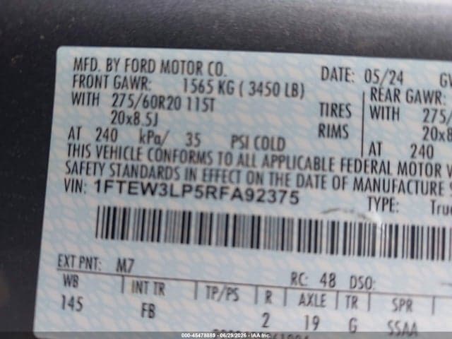 2024 FORD F-150 XLT 9