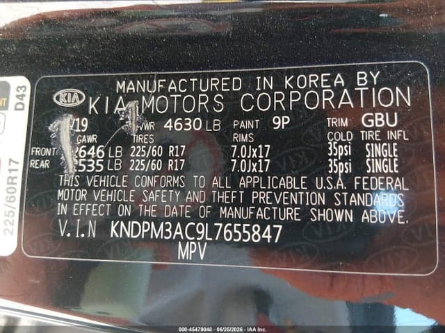 2020 KIA SPORTAGE LX 9
