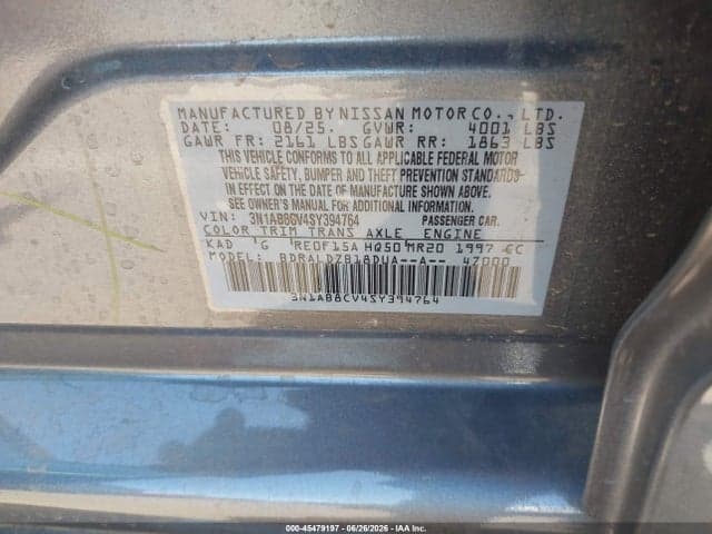 2025 NISSAN SENTRA SV 9