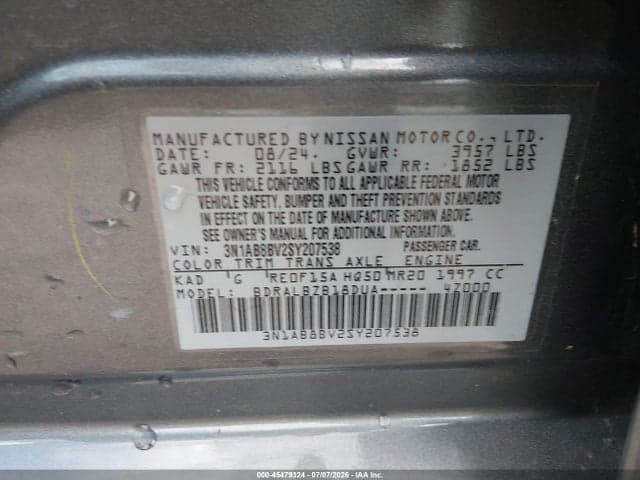 2025 NISSAN SENTRA S 9