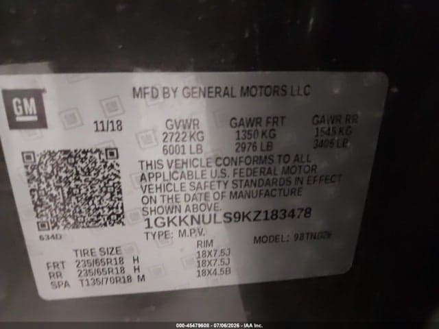 2019 GMC ACADIA SLT-1 2