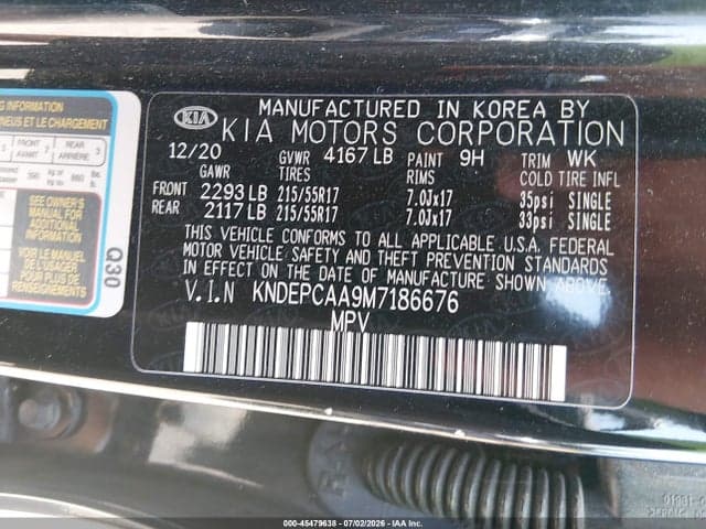 2021 KIA SELTOS LX 9