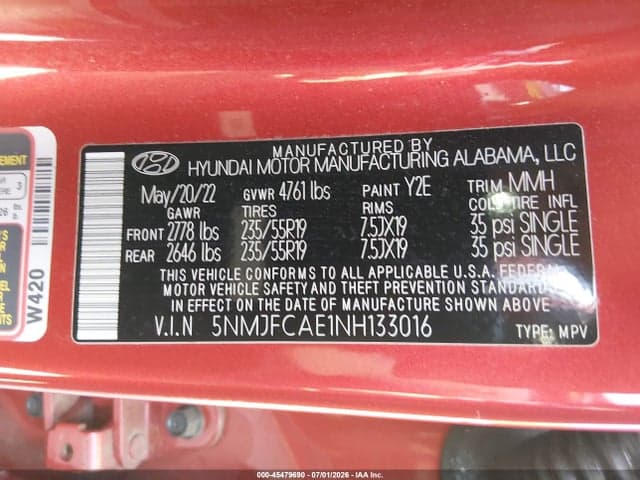 2022 HYUNDAI TUCSON SEL 9