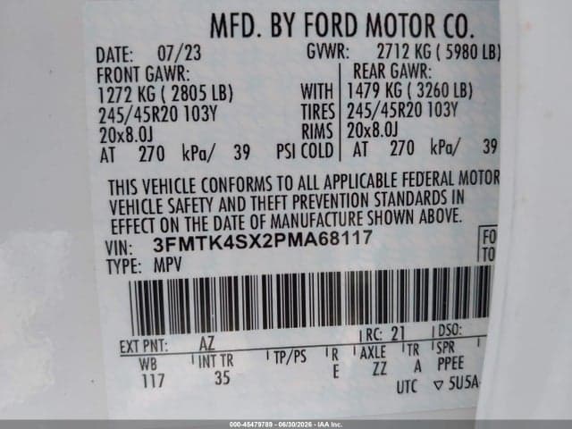 2023 FORD MUSTANG MACH-E GT 9