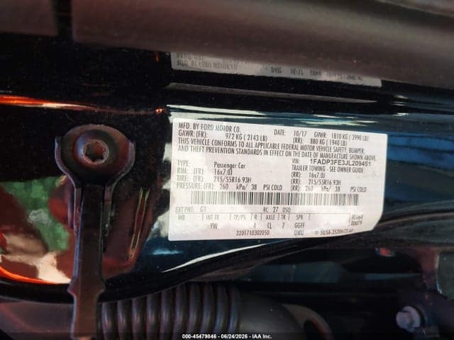 2018 FORD FOCUS SE 9