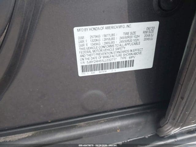 2020 ACURA MDX TECHNOLOGY PACKAGE 9