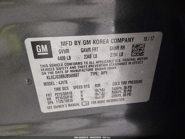 2018 BUICK ENCORE ESSENCE 9
