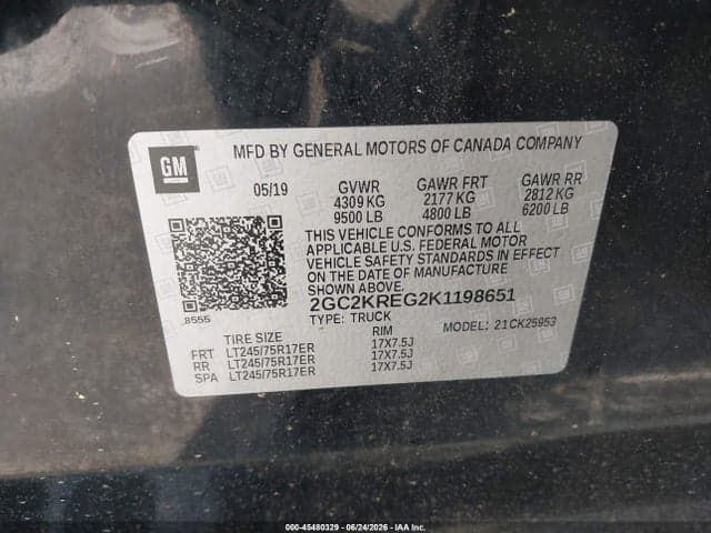 2019 CHEVROLET SILVERADO 2500HD WT 9