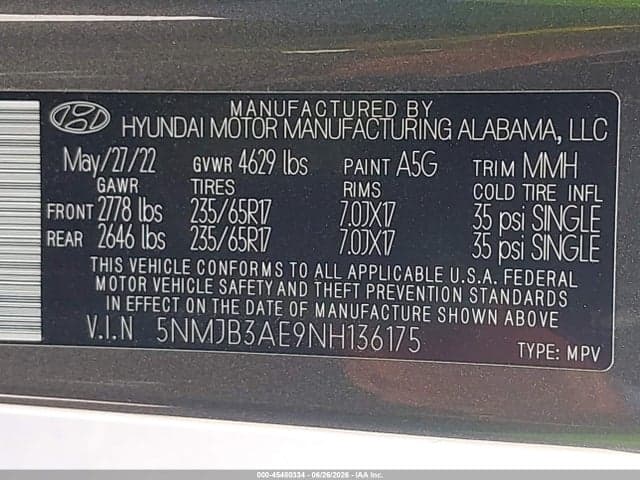 2022 HYUNDAI TUCSON SEL 9
