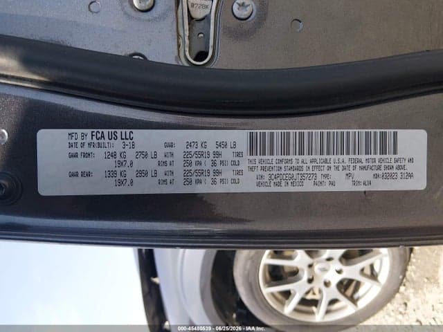 2018 DODGE JOURNEY GT 9