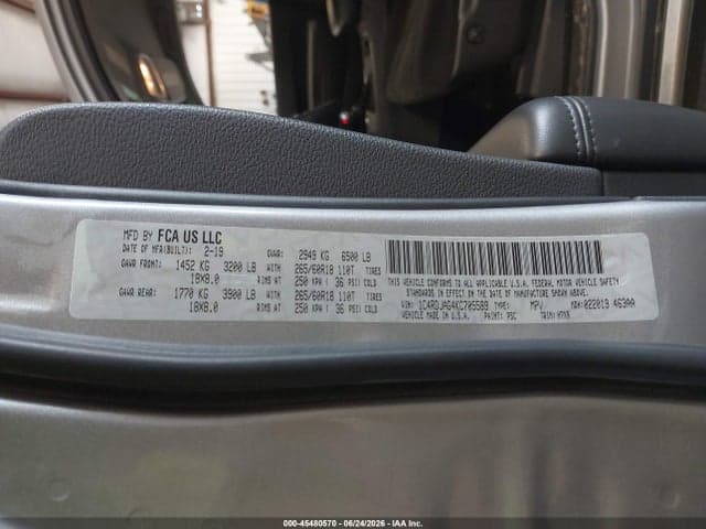 2019 DODGE DURANGO SXT AWD 9