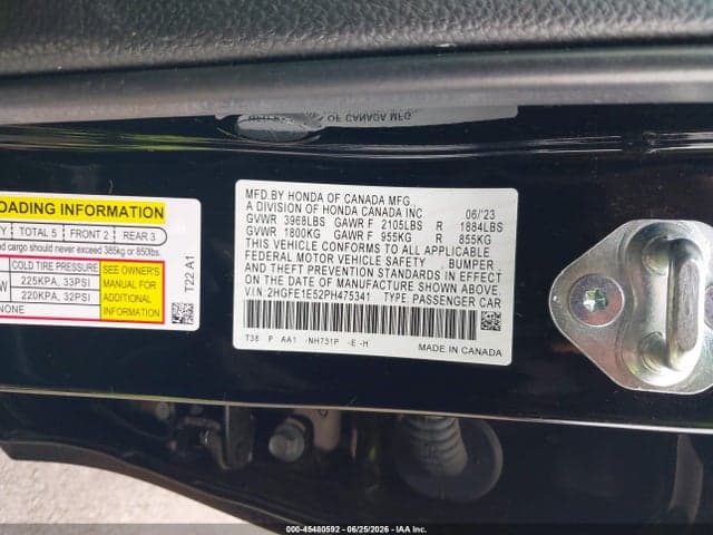2023 HONDA CIVIC SI SEDAN 9