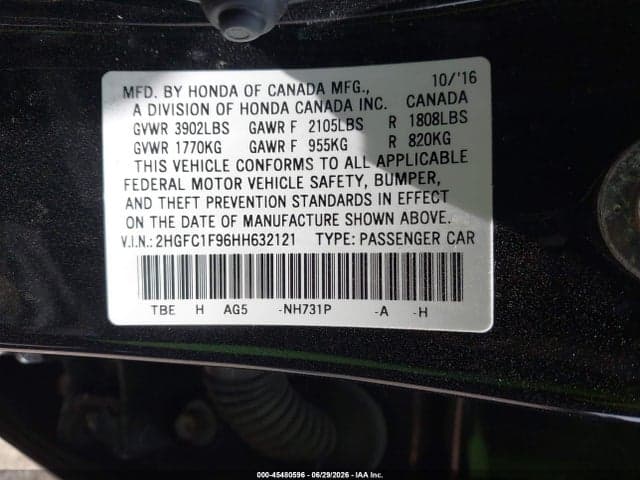 2017 HONDA CIVIC TOURING 9