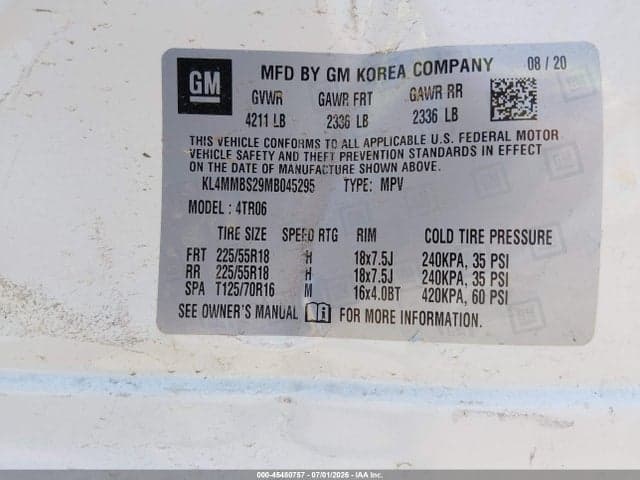 2021 BUICK ENCORE GX FWD PREFERRED 9