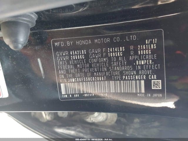 2017 HONDA ACCORD HYBRID EX-L 9