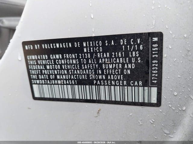 2017 VOLKSWAGEN JETTA 1.4T SE 9