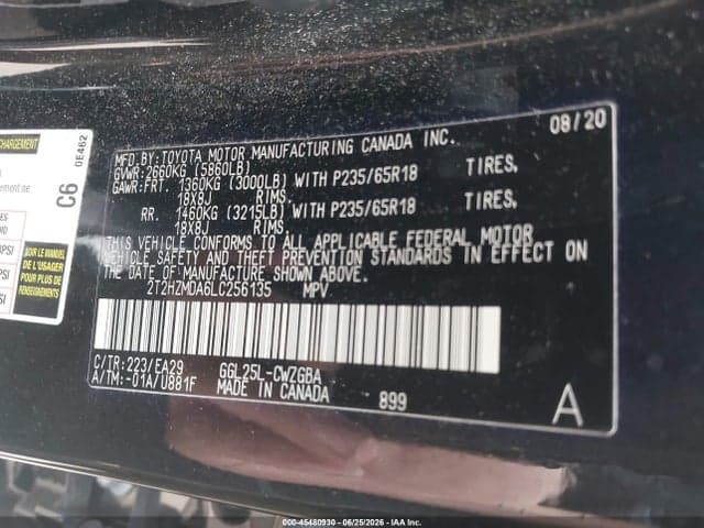 2020 LEXUS RX 350 9