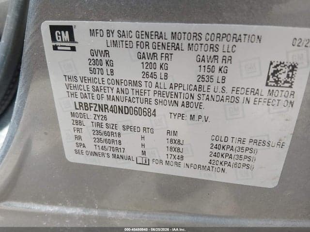 2022 BUICK ENVISION FWD ESSENCE 9