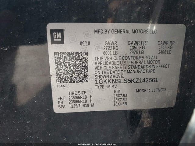 2019 GMC ACADIA SLE-2 9