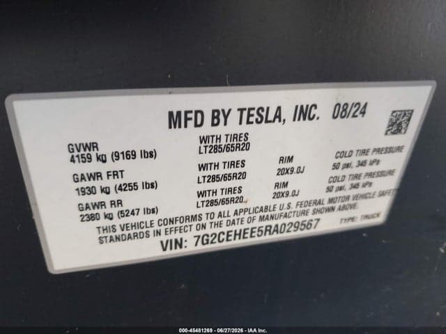 2024 TESLA CYBERTRUCK CYBERBEAST 9