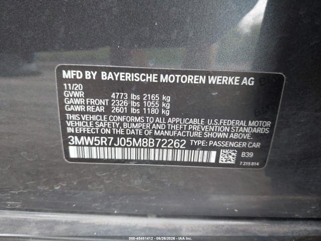 2021 BMW 330I XDRIVE 9