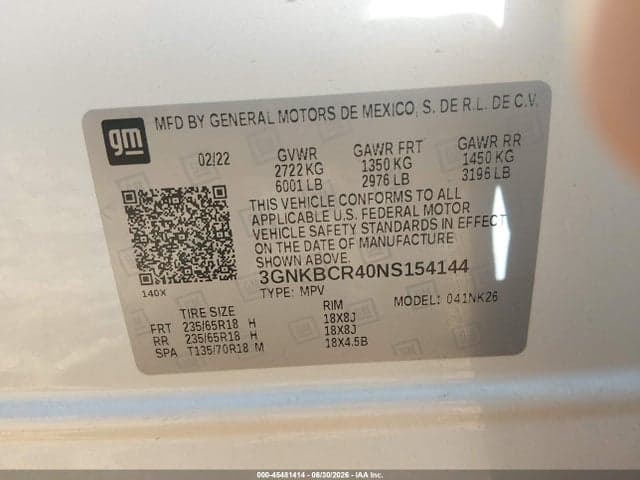2022 CHEVROLET BLAZER FWD 2LT 7