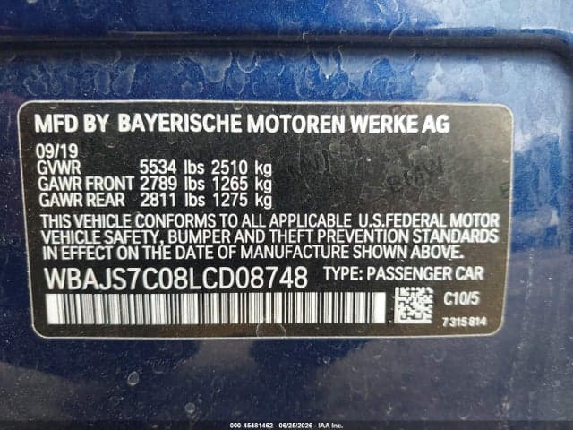 2020 BMW M550I XDRIVE 9