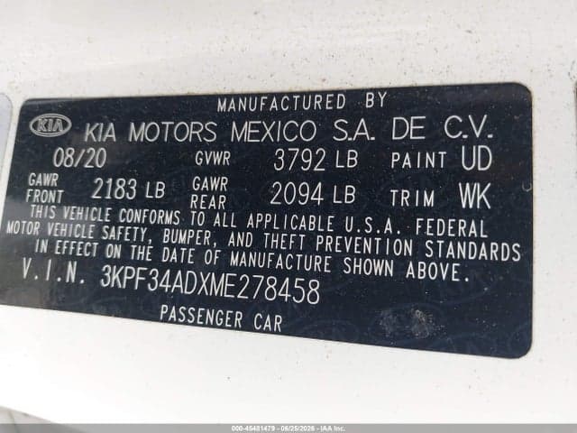 2021 KIA FORTE GT-LINE 10
