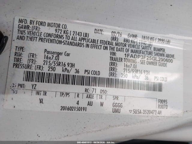 2016 FORD FOCUS SE 9