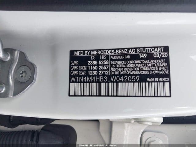 2020 MERCEDES-BENZ GLB 250 4MATIC 9