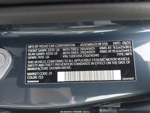 2025 VOLVO EX90 ULTRA, TWIN MOTOR, FULLY ELECTRIC, 7 SEATS 9