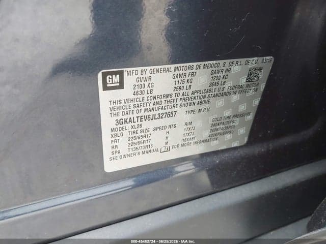 2018 GMC TERRAIN SLE 9