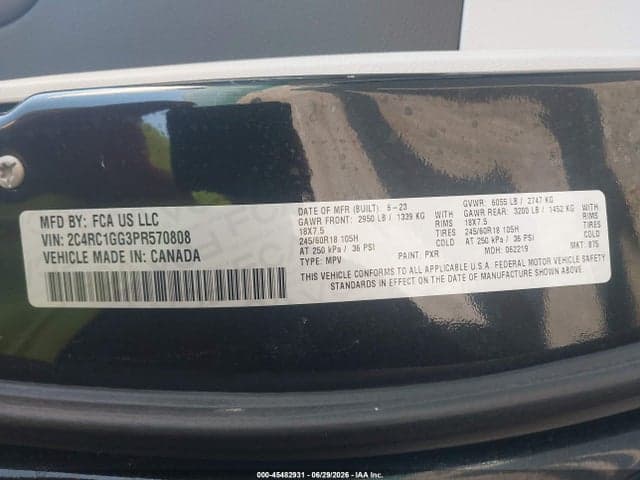 2023 CHRYSLER PACIFICA LIMITED 9