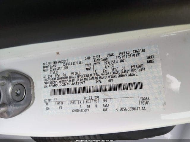 2023 FORD ESCAPE ACTIVE 9
