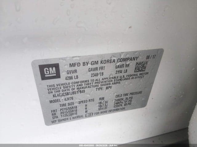 2018 BUICK ENCORE ESSENCE 9