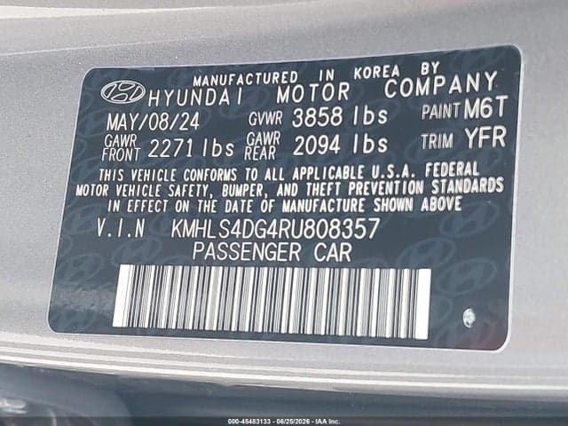 2024 HYUNDAI ELANTRA SEL 9