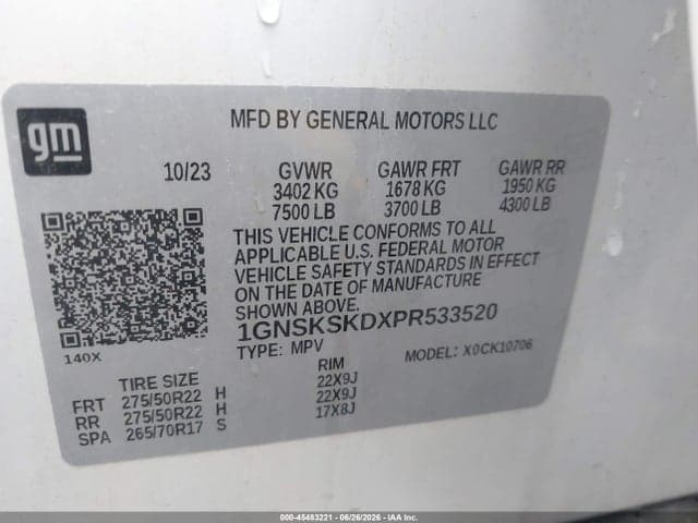 2023 CHEVROLET TAHOE 4WD PREMIER 9
