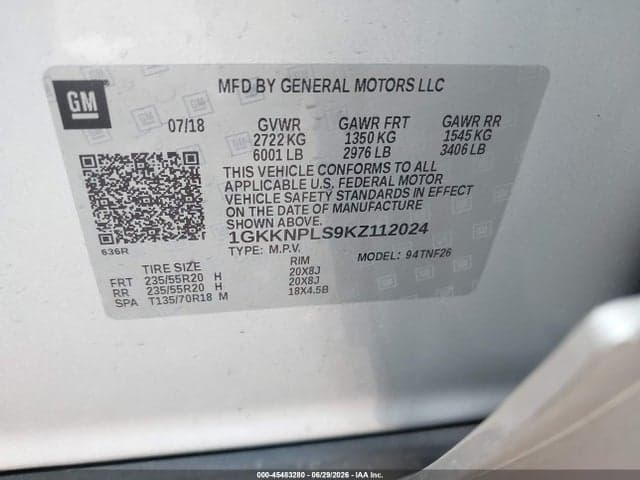 2019 GMC ACADIA DENALI 9